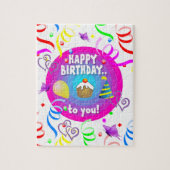 Puzzles Happy Birthday to you Cake (Vertikal)