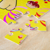 Puzzles Happy Geburtstag Giraffe Yellow (Seite)