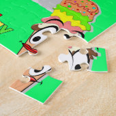 Puzzles Happy Geburtstag Hippopotamus Katzenjacke  (Seite)