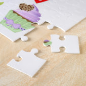 Puzzles Happy Geburtstag Lady Bug Cupcake (Seite)