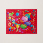 Puzzles Happy Geburtstag Sweet 16 Balloons (Horizontal)