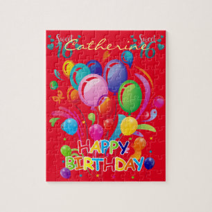 Puzzles Happy Geburtstag Sweet 16 Balloons