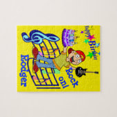 Puzzles Happy Geburtstagsmusik Gitarrenkuchen (Horizontal)