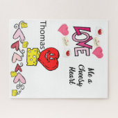 Puzzles Hearts Cheese (Horizontal)