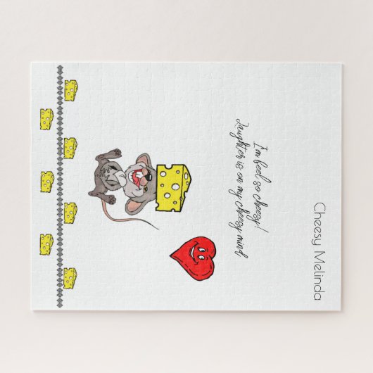 Puzzles Hearts Mice Cheesy (Horizontal)