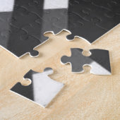 Puzzles Hühnchen Schwarz-weiß Kariert (Seite)