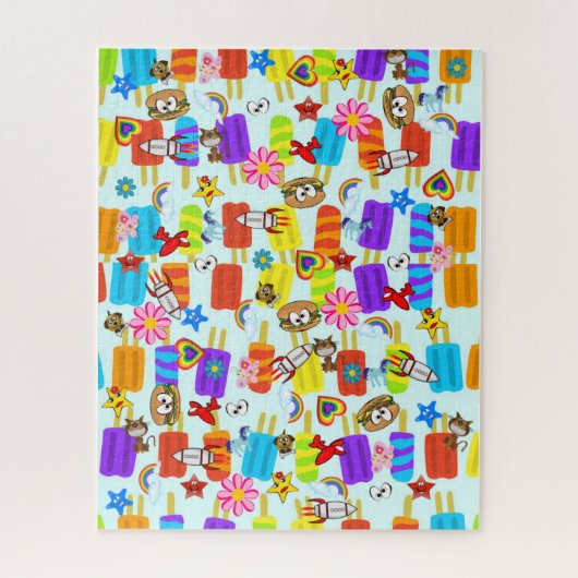 Puzzles Ice Creme Hamburger Stars (Vertikal)