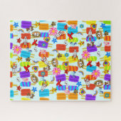 Puzzles Ice Creme Hamburger Stars (Horizontal)