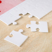 Puzzles Katze Rote Herzen Frohen Valentinstag (Seite)