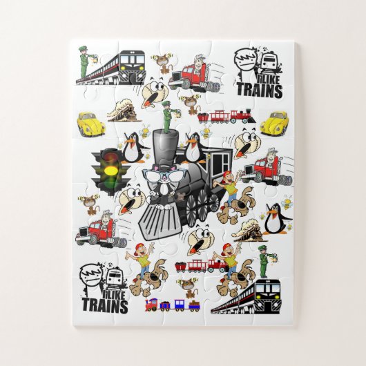 Puzzles Katzen Hunde Züge Autos Baseball (Vertikal)