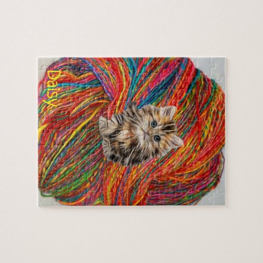 Puzzles Kitten Yarn (Horizontal)