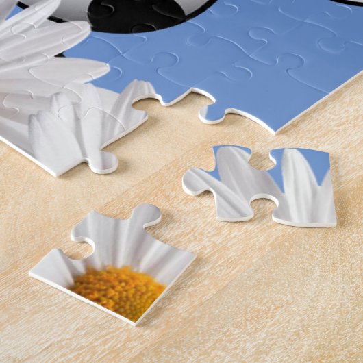 Puzzles Kuh Weiße Daisy Floral (Seite)