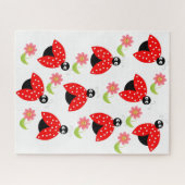 Puzzles Lady Bugs Floral (Horizontal)