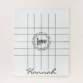 Puzzles Liebe Black Lines (Vertikal)