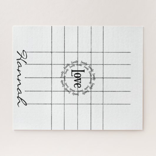 Puzzles Liebe Black Lines (Horizontal)