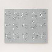 Puzzles Martini Glasses Gray (Horizontal)