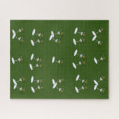 Puzzles Martini Glasses Green (Horizontal)