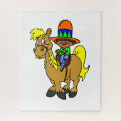 Puzzles Mexican Man Horse (Vertikal)