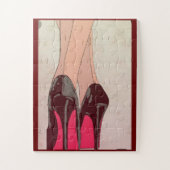 Puzzles mit roten Schuhen (Vertikal)