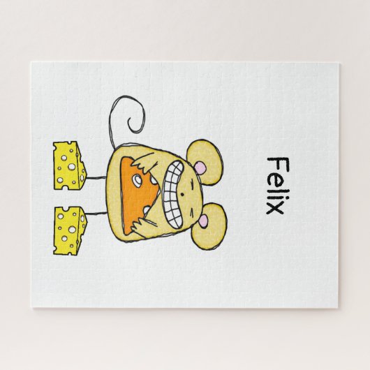 Puzzles Mouse Cheese Cheesy  (Horizontal)