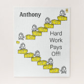 Puzzles Mouse Cheese Hard work pays off (Vertikal)