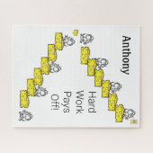 Puzzles Mouse Cheese Hard work pays off (Horizontal)