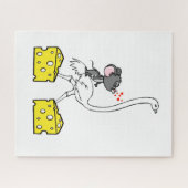 Puzzles Mouse Cheese Ostrich  (Horizontal)