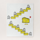 Puzzles Mouse Cheesy Liebe (Vertikal)