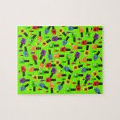 Puzzles Nail Polnisches Grünes Obst (Horizontal)