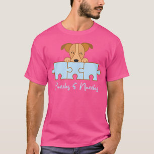 Puzzles Nuzzles Hund Puzzle Teil Spiel Jigsaw Puzz T-Shirt