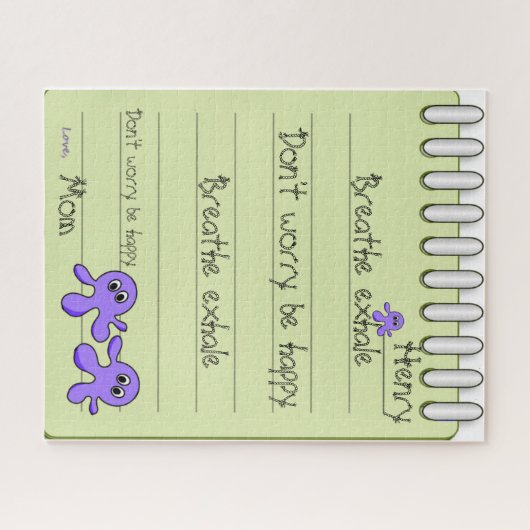 Puzzles Octopus atmen Exhale Keine Sorge (Horizontal)