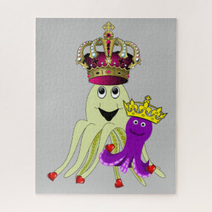 Puzzles Octopus Liebe Rotes Herz