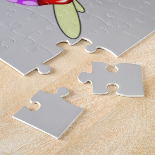 Puzzles Octopus Liebe Rotes Herz (Seite)