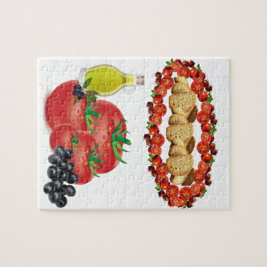 Puzzles Olivenöl Tomaten (Horizontal)
