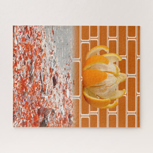 Puzzles Orange Brick (Horizontal)