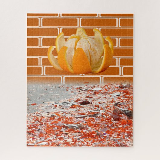 Puzzles Orange Ziegel (Vertikal)