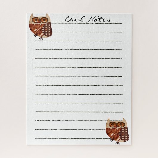 Puzzles Owl Notes (Vertikal)