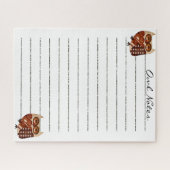 Puzzles Owl Notes (Horizontal)