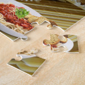 Puzzles Pasta Brot Olivenöl Oliven (Seite)