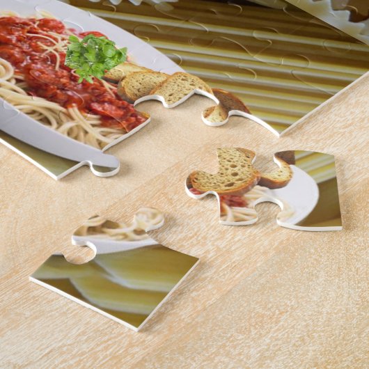 Puzzles Pasta Brot Olivenöl Oliven (Seite)