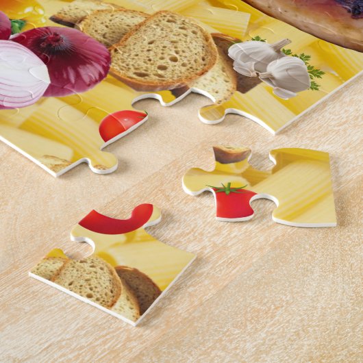 Puzzles Pasta Pinguin Brot Tomate (Seite)