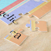 Puzzles Pastel Stripe Swans (Seite)