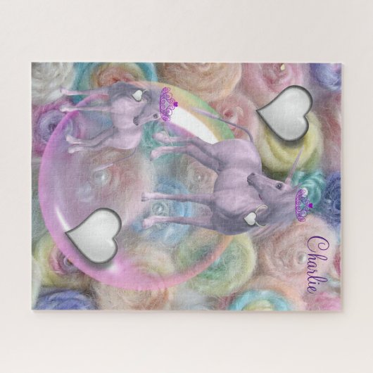 Puzzles Pastel Unicorn Garn (Horizontal)