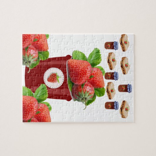 Puzzles Peanut Butter Erdbeere Jam Jelly (Horizontal)