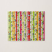 Puzzles Pinguin Butterfly Rotes Herz (Horizontal)