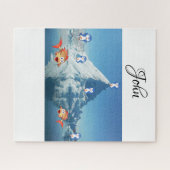 Puzzles Pinguin Fish Happy Valentine (Horizontal)