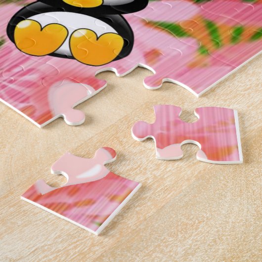 Puzzles Pinguin Floral (Seite)