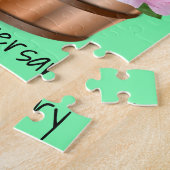 Puzzles Pinguin Floral Happy Jubiläum Herzen (Seite)