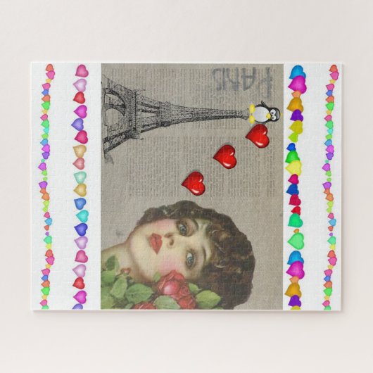 Puzzles Pinguin Herzenslust Valentine (Horizontal)