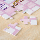 Puzzles Pink Brick farbenfrohe Bulle (Seite)